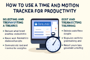 how to use time and motion tracker